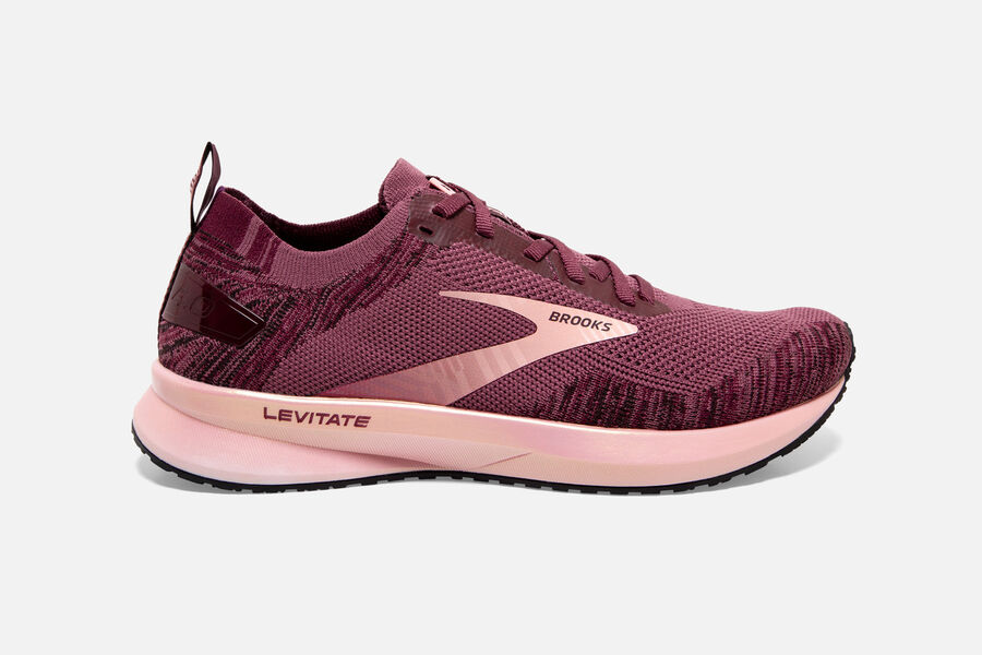 Brooks Levitate 4 Road Löparskor Dam - Rosa - 3810-KASDP